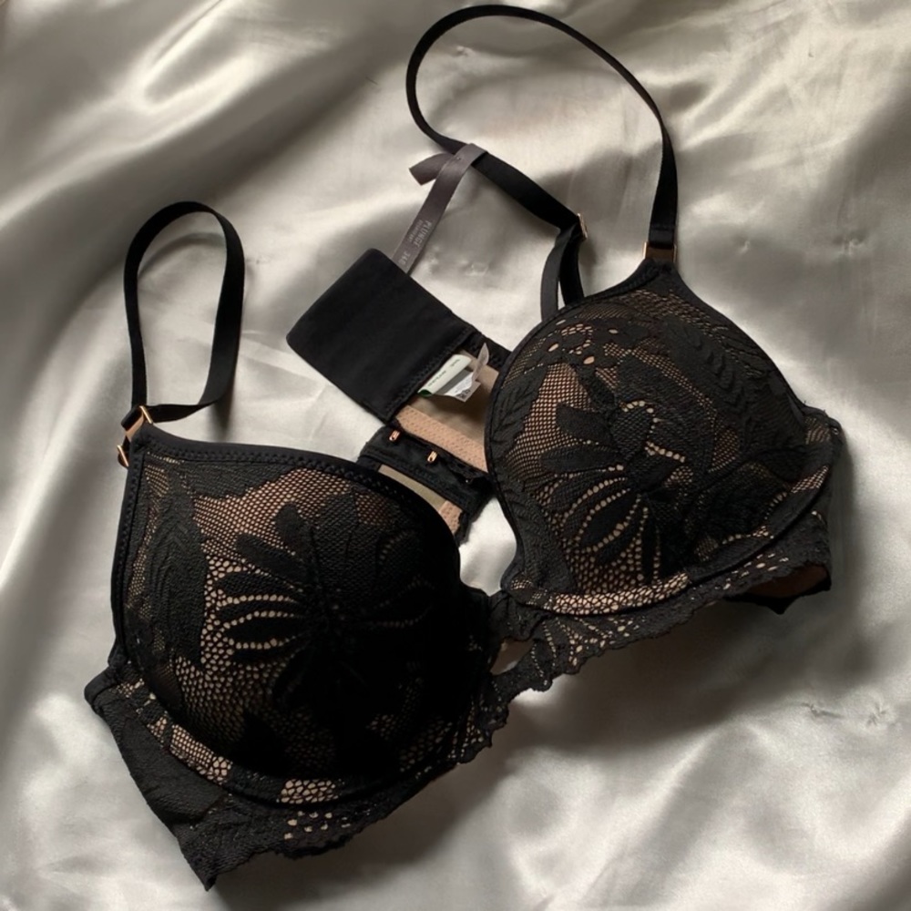 NEW Aerie Real Power Plunge 34B Push Up Bra